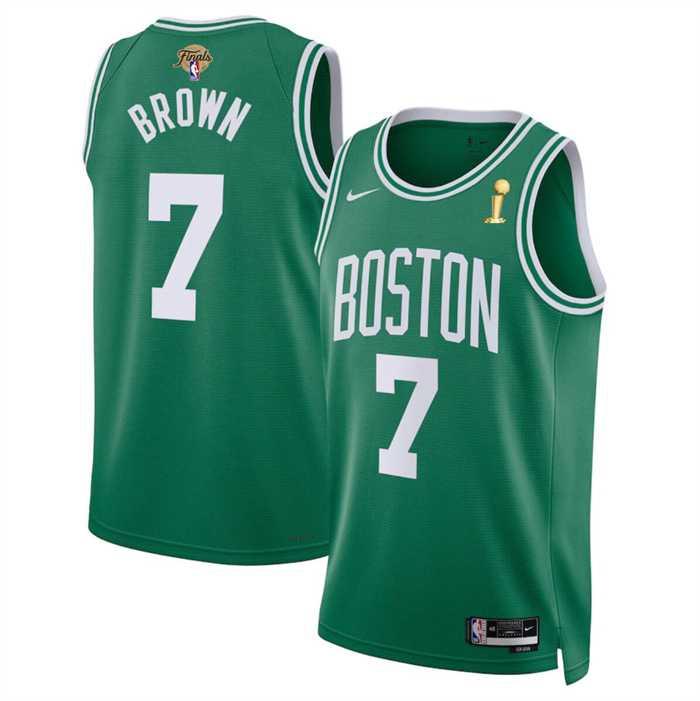 Men's Boston Celtics #7 Jaylen Brown Green 2024 Finals Champions Icon Edition Stitched Basketball Jersey Dzhi,We sell and wholesale Men's Boston Celtics #7 Jaylen Brown Green 2024 Finals Champions Icon Edition Stitched Basketball Jersey Dzhi on line form chian!